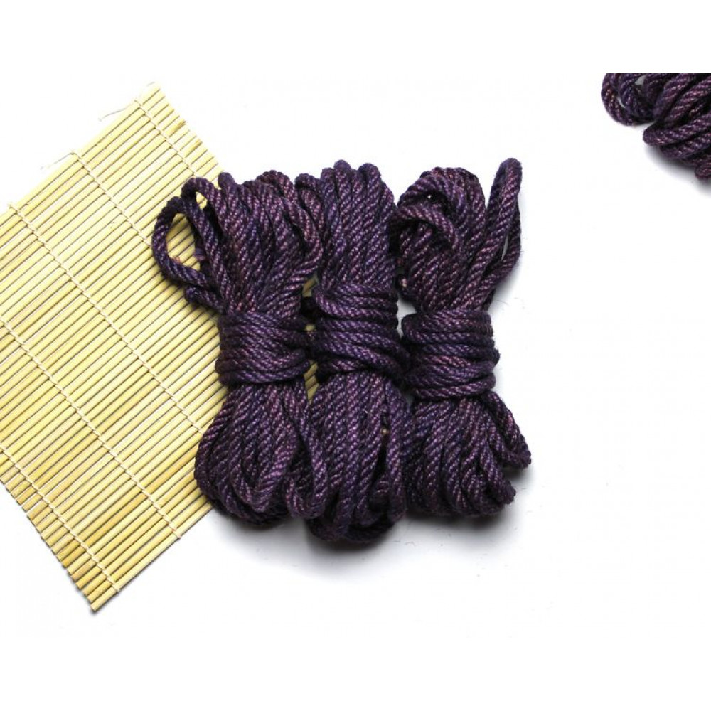 3 Purple Shibari Ropes from Passion Craft Store