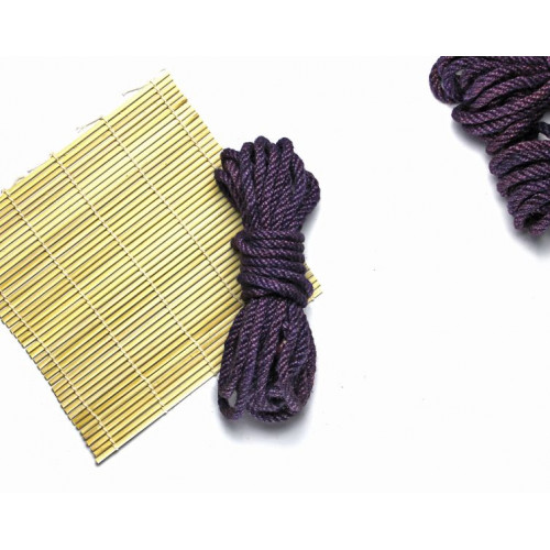 3x26ft Jute BDSM Shibari Bondage Rope Purple 