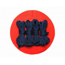 2 Navy Blue Bondage Ropes for Shibari