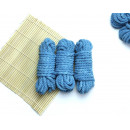 Blue Cotton Ropes for Shibari