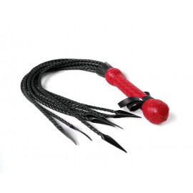 Leather BDSM Cat Flogger Whip