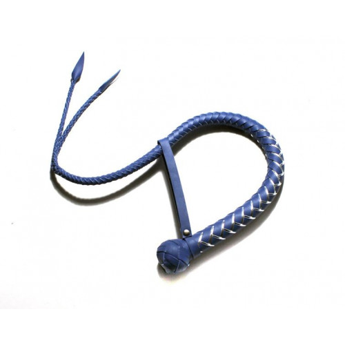 Leather Snake Stinger Whip with Weaving