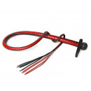 Leather Whip for BDSM (Double Colored) 