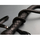 Black Leather BDSM Whip
