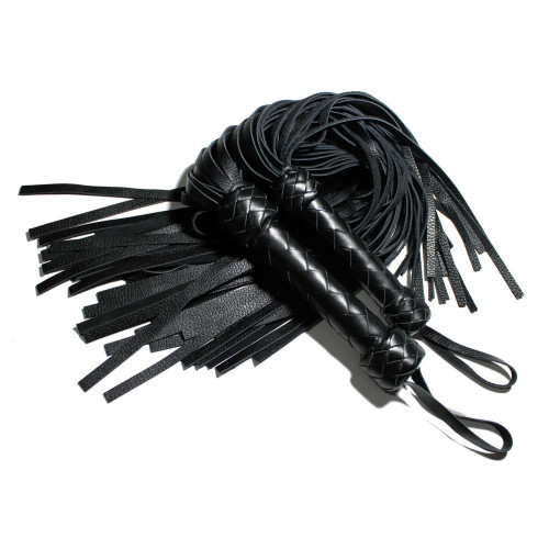 Set of Leather Flogger Whips for BDSM 
