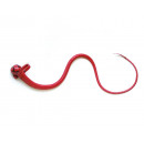 Red BDSM snake whip