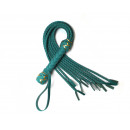 Turquoise Leather Cat Flogger Turquoise Leather Cat Flogger