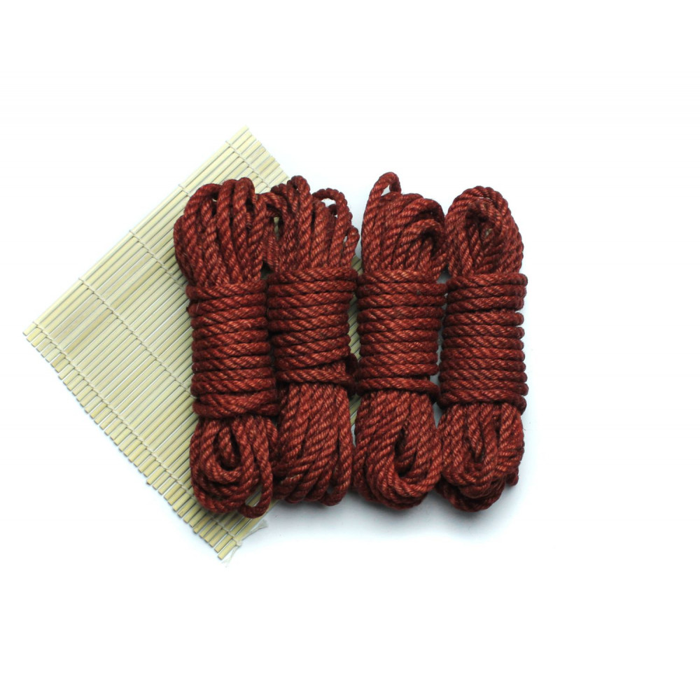 Buy 2 Red Shibari Ropes / Bondage Rope for BDSM / Kink Rope Online in India  